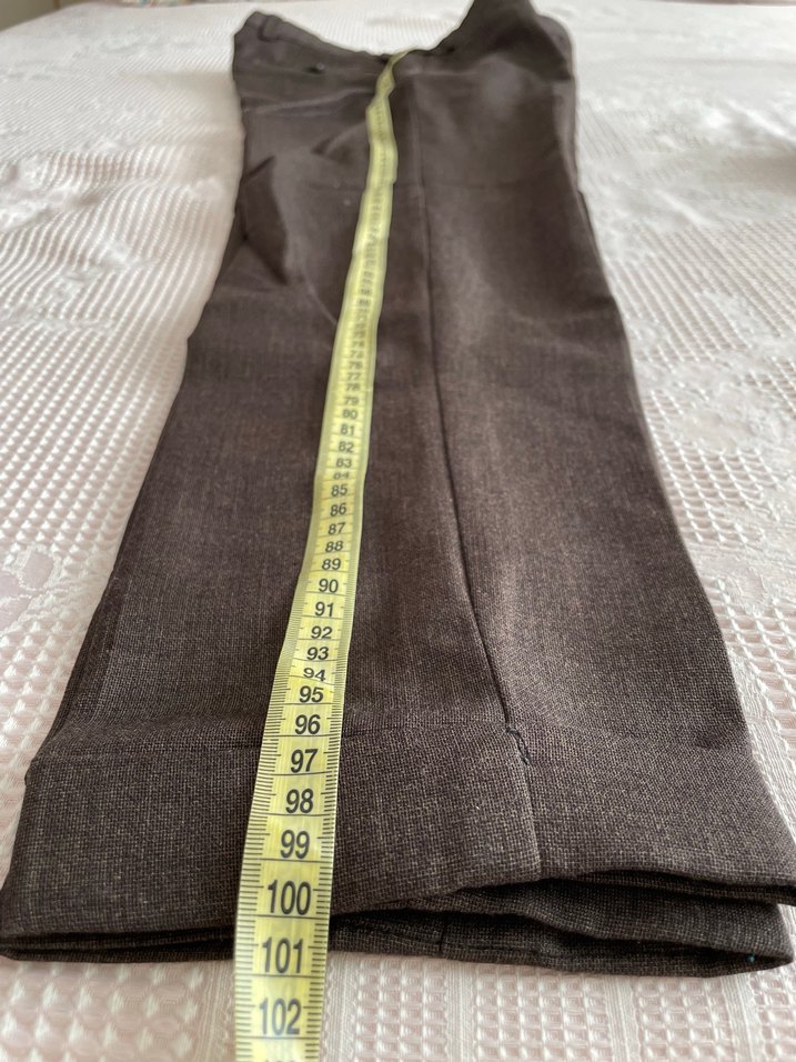 kahwerengi Regular Fit Erkek Ofis Pantolonu - Görsel 4