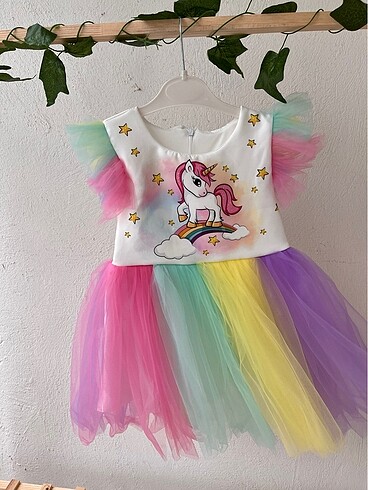 Diğer Kız çocuk unicorn elbise