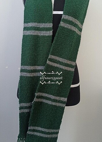 Diğer harry potter örgü atkı (slytherin)