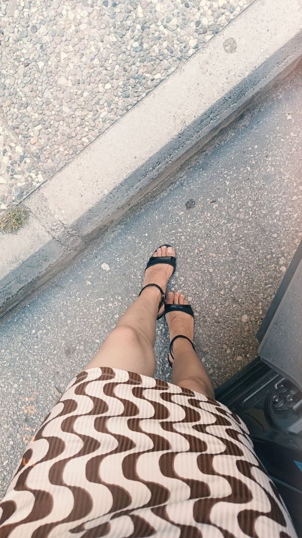 kahverengi elbise - Görsel 3