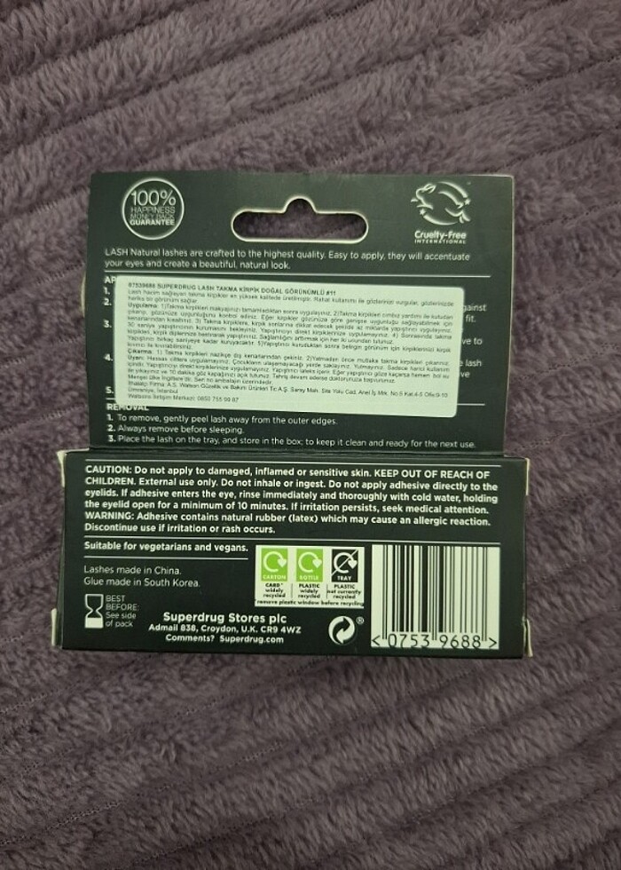 Mıknatıslı takma kirpik  - Görsel 2