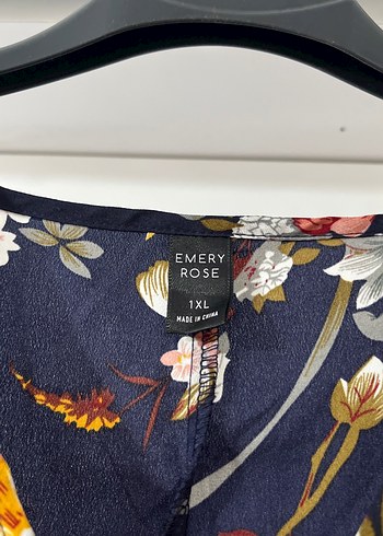 diğer Beden lacivert Renk Bohem Renkli Çiçek Desenli Elbise