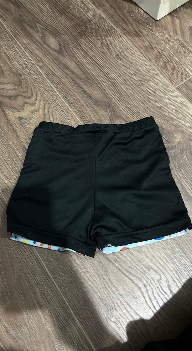 Erkek Çocuk Renkli Desenli Mayo Şort - Görsel 2