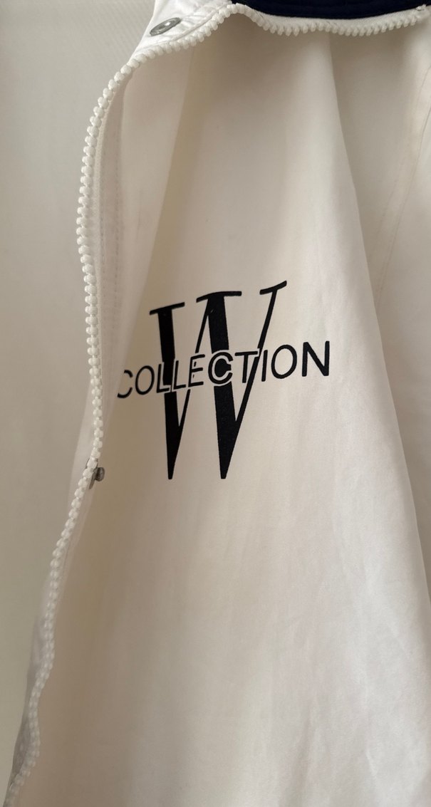 Düğmeli Midi Beyaz  Ceket - Görsel 3