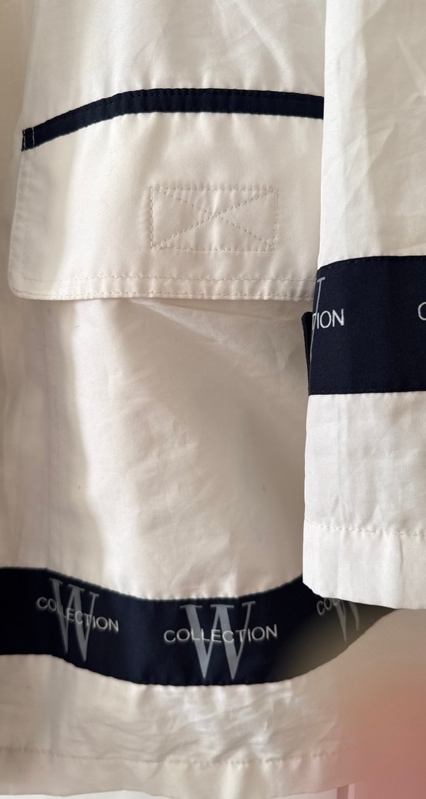 Düğmeli Midi Beyaz  Ceket - Görsel 4