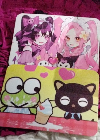 Beden Renkli Sevimli Karakterli Mouse Pad