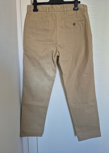 Dockers Bej Keten Rahat Kesim Erkek Pantolon