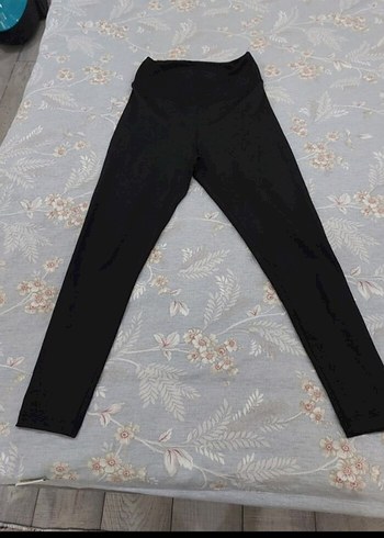 Siyah Dar Kesim Midi Kadın Tayt - Görsel 3