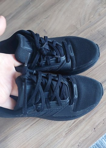 Kadın Siyah Düz Taban Spor Ayakkabı - Görsel 7