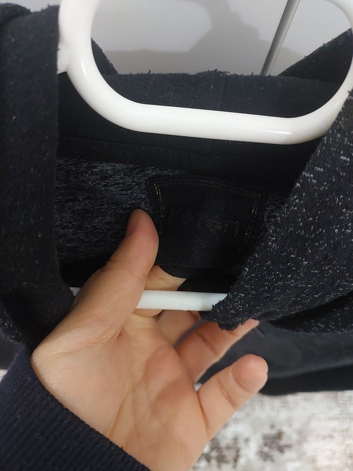 Siyah Kadın Kapüşonlu Oversize Sweatshirt - Görsel 3