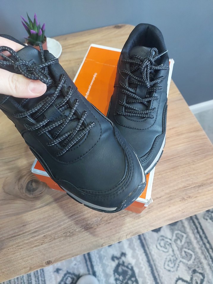 Siyah Gri Sneaker Velcro Bağcıklı - Görsel 2