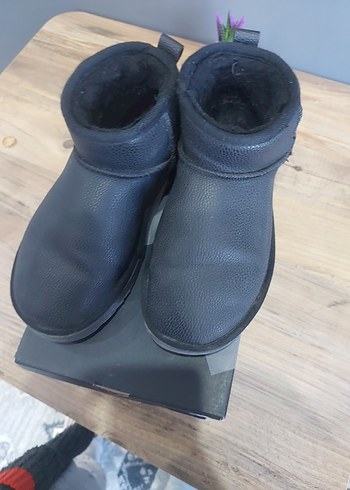 Siyah Rahat Kadın Botları, Dolgu Topuklu - Görsel 3