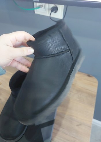 Siyah Rahat Kadın Botları, Dolgu Topuklu - Görsel 6