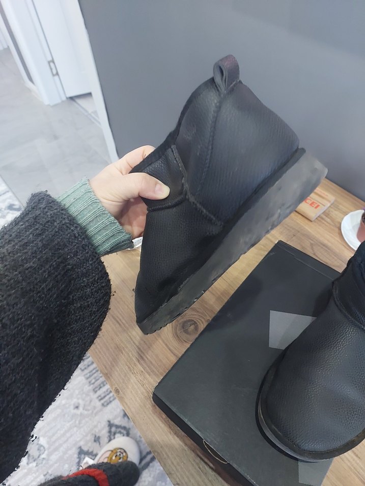 Siyah Rahat Kadın Botları, Dolgu Topuklu - Görsel 4