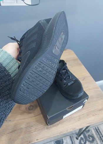 Siyah Kadın Spor Ayakkabı Velcro Detaylı - Görsel 5