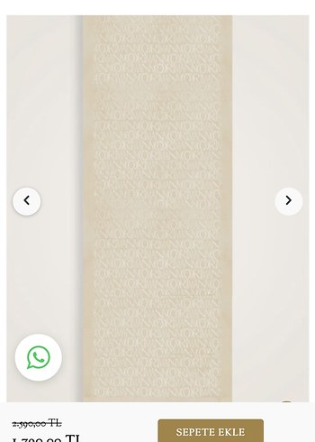 İpekevi İmannoor imza desen bej şal