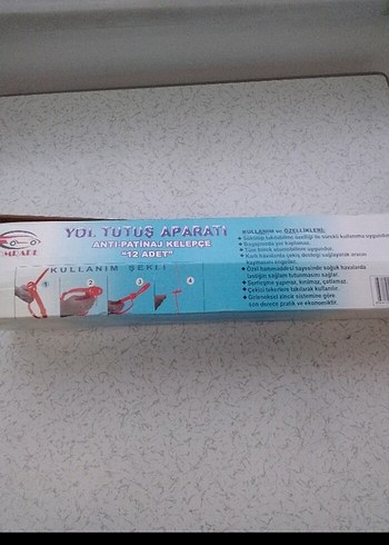 yol tutuş aparati anti patinaj kelepçe 12 li hic kullanılmadi - Görsel 9