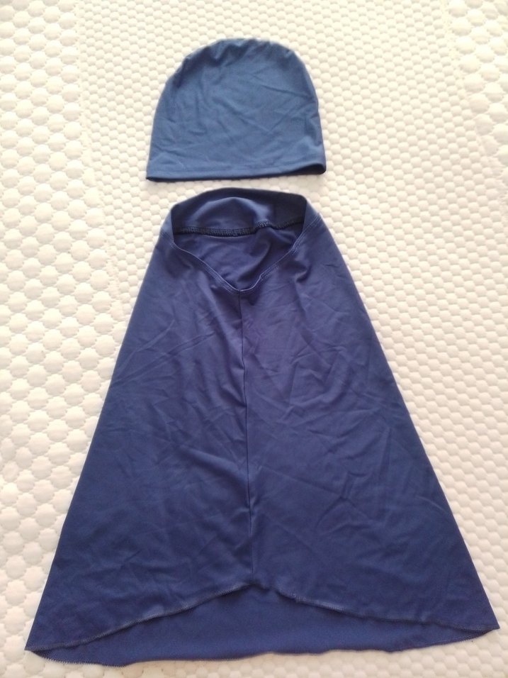 Hasemo bonesi .Baş ve Boyunu kapatan iki parça hiç kullanılmadı - Görsel 3