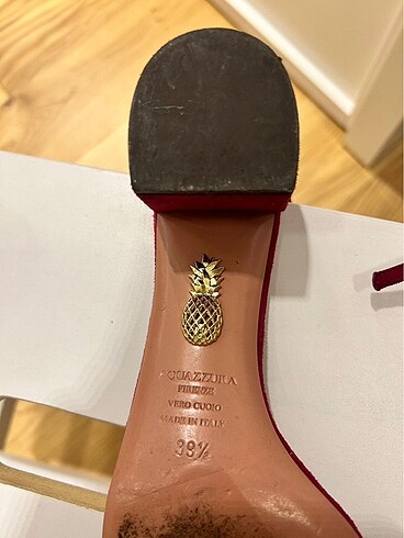 39 Beden bordo Renk Aquazzura topuklu ayakkabı