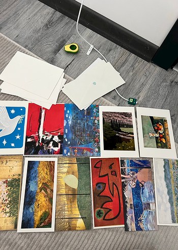 Sanat Temalı Kart Seti - Görsel 3