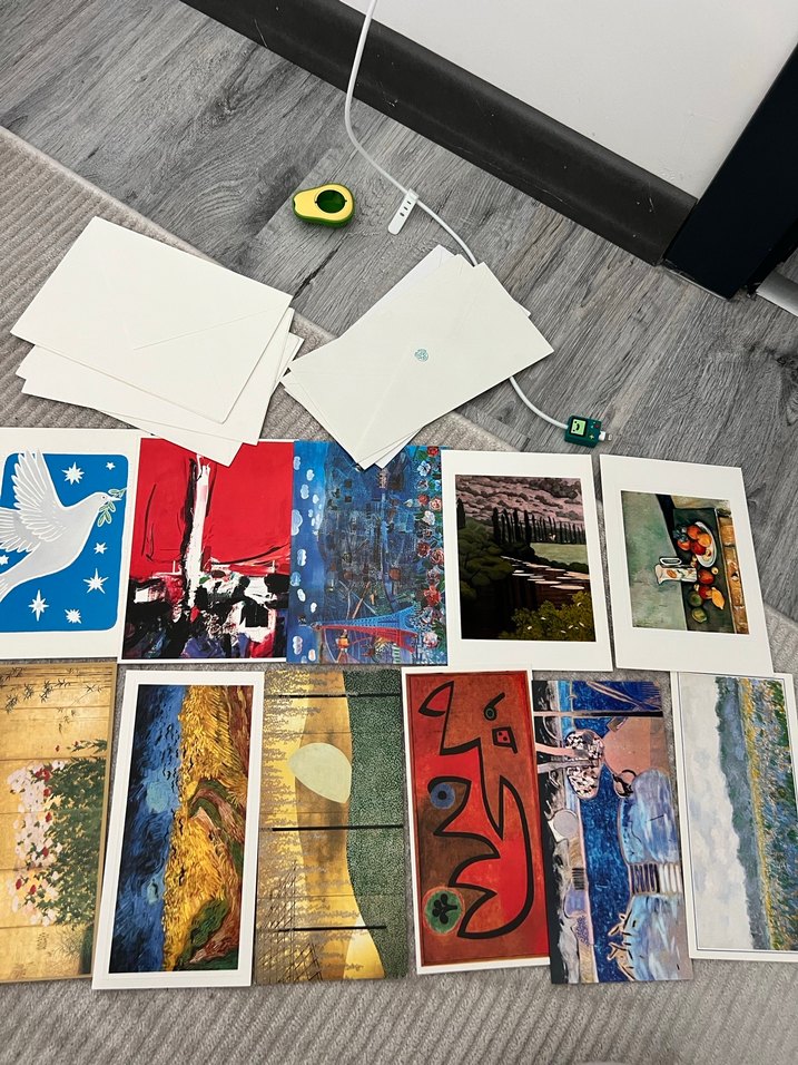 Sanat Temalı Kart Seti - Görsel 3