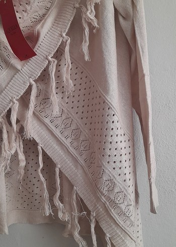Diğer Bej Bohem Tarzı Kadın Hırka