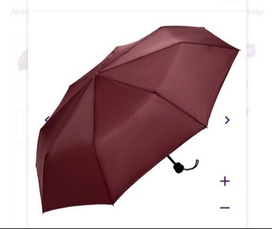 Bordo Kadın Şemsiye - Görsel 2