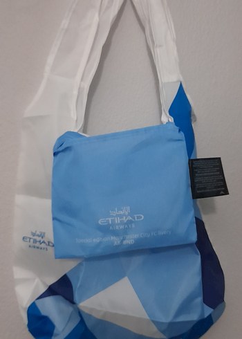 Mavi Baskılı Transparan Kadın Tote Çanta - Görsel 3