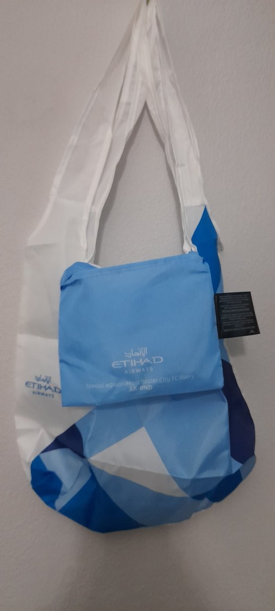 Mavi Baskılı Transparan Kadın Tote Çanta - Görsel 3