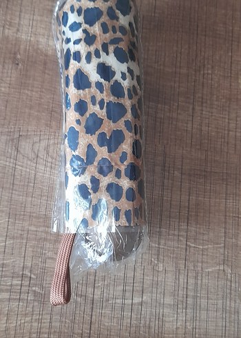 Leopar desenli Kadın Şemsiye - Görsel 3