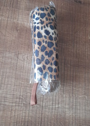 Leopar desenli Kadın Şemsiye - Görsel 2