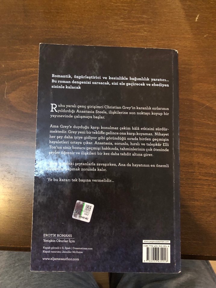 Karanlığın Elli Tonu - E L James - Görsel 2