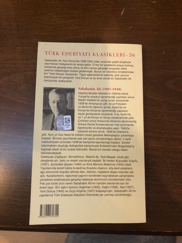 Yeni Dünya - Sabahattin Ali - Görsel 2