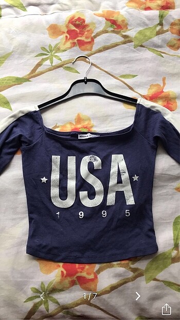 Bershka uzun kollu crop
