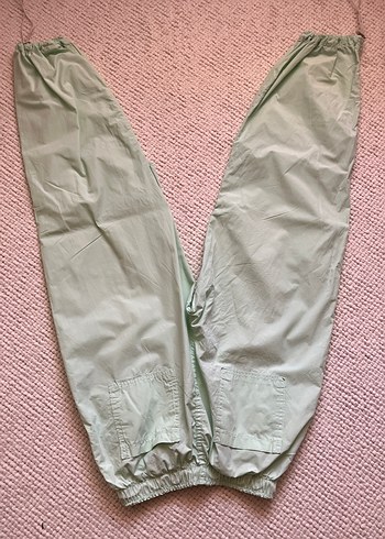 Yeşil Bol Kesim Pantolon - Görsel 3