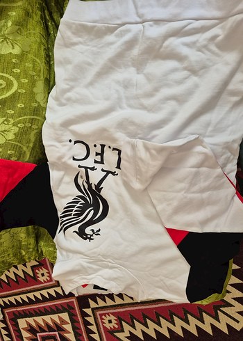 Beyaz L.EC Baskılı Fermuarlı Sweatshirt - Görsel 3