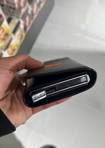 Siyah Minimalist Erkek Cüzdan - Görsel 3