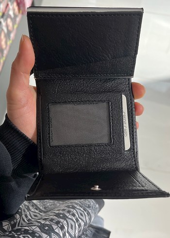 Siyah Minimalist Erkek Cüzdan - Görsel 2