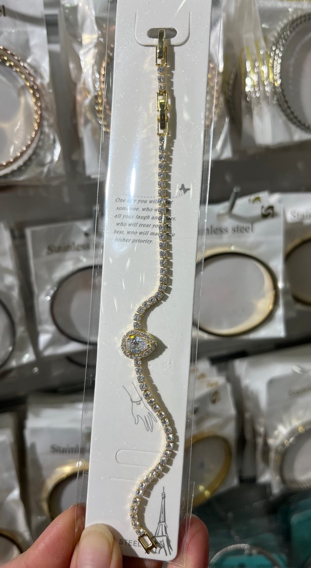 Çelik Zincir Detaylı Yılan Desenli Altın Bileklik - Görsel 3