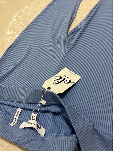 Yeni ? Rahat Kalıp Fitilli Pantolon (Mavi) - Görsel 5