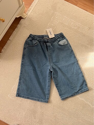Etiketli Mavi LC Waikiki Kot Şort (Beli Ayarlanabilir)