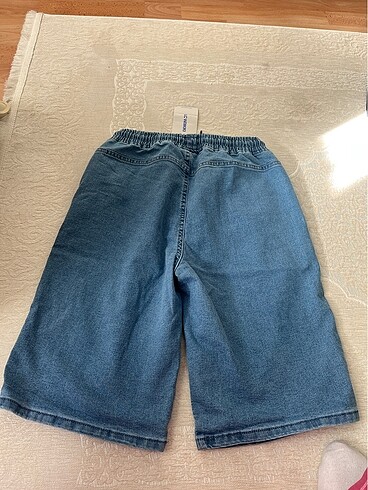 LC Waikiki Etiketli Mavi LC Waikiki Kot Şort (Beli Ayarlanabilir)