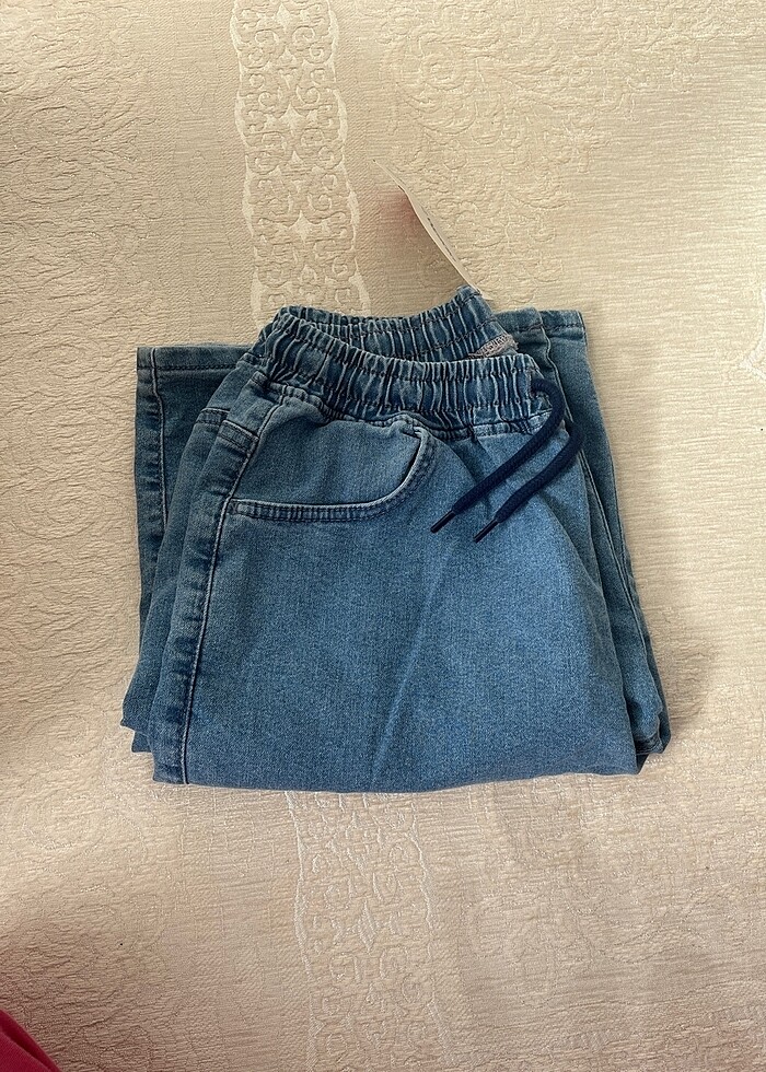 Etiketli Mavi LC Waikiki Kot Şort (Beli Ayarlanabilir) - Görsel 3