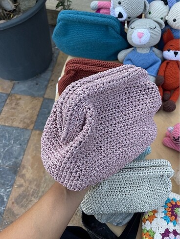 Diğer parlak toz pembe burslu çanta