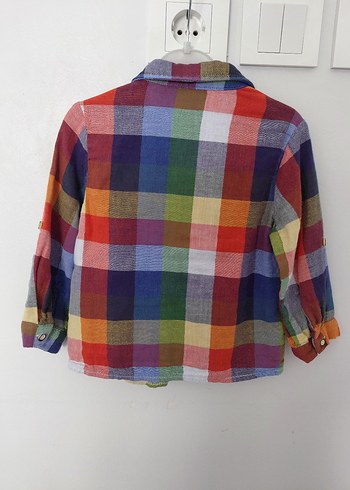 Renkli Düğmeli Erkek Gömlek - Görsel 2