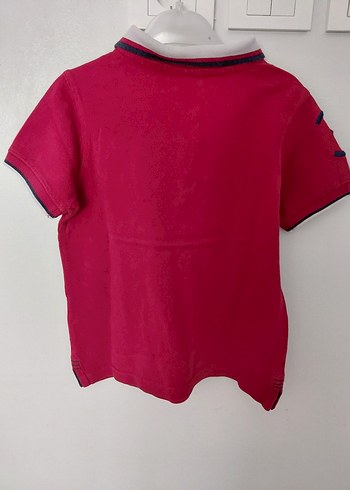 Erkek Çocuk Pembe Polo Yaka Tişört - Görsel 2