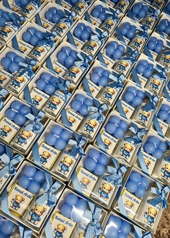 Mavi Baloncuk Mum Hediyelik - Görsel 4