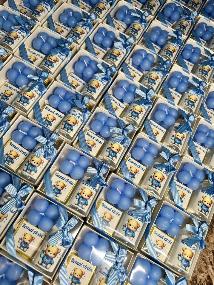 Mavi Baloncuk Mum Hediyelik - Görsel 4