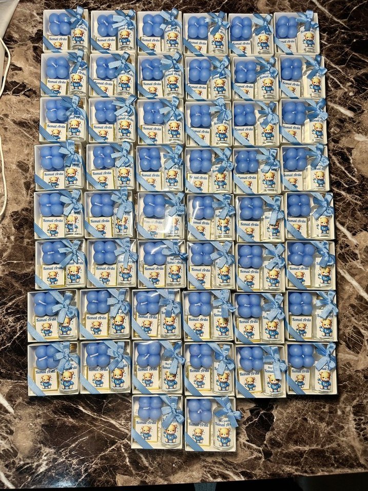 Mavi Baloncuk Mum Hediyelik - Görsel 3