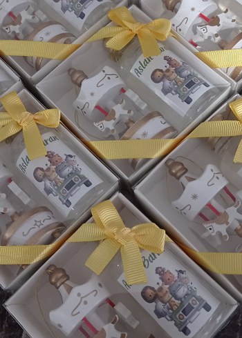 Sarı Kurdeleli Hediyelik Set - Görsel 2